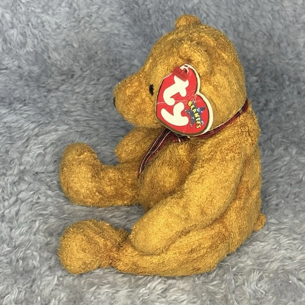 Ty Beanie Baby Woody Bear Plush 8